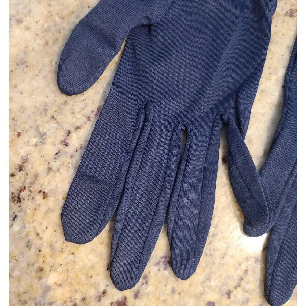 Vintage Womens Size S 6.5 Blue Nylon Formal 8.5